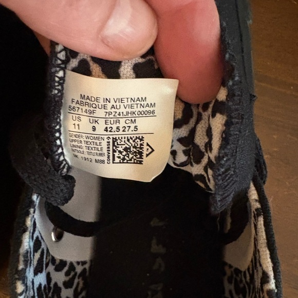Converse Madison black with Animal Print Interior - Picture 7 of 7